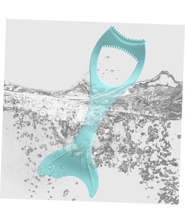 Beatifufu Mascara Brush Mascara Applicator Shield Lash Guard Silicone Makeup Brush Silicone Upper and Lower Mascara Applicator for Women Tools Silica Gel - Miss 15X5.7CM Blue - Buy Online on GoSupps.com