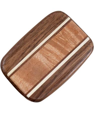 Shop American Made Pocket-Sized Pill Box - Walnut Wood & Burl Maple | Premium Quality - Buy Online on GoSupps.com