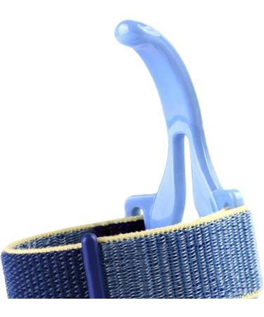 Perfeclan Pencil Grip - Anti-Hook Manner Corrector - Comfortable Writing Aid - Blue Nylon Band for Enhanced Grip - Buy Online on GoSupps.com