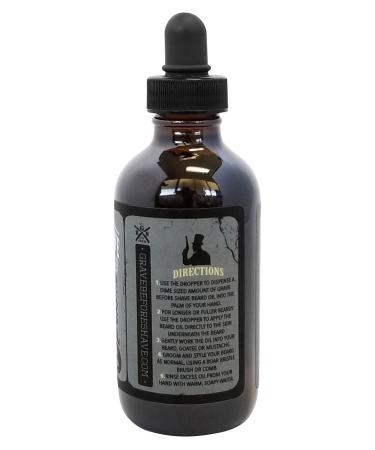GRAVE BEFORE SHAVE Gentlemen's Blend Beard Oil 4 oz - Bourbon & Sandalwood Scent - Buy Online on GoSupps.com
