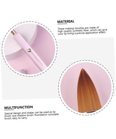 Beaupretty 1pc Lip Brush Wand Makeup Lipstick Brush Face Powder Brush Makeup Brush Lipstick Lip Applicator Brush Portable Makeup Brush Luster Dedicated Travel Artificial Fiber - Buy Online on GoSupps.com