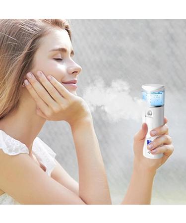 Nano Mister for Lash Extensions - Hydrating Portable Sprayer Mister with Skin Analysis - Hydrating USB Rechargeable Face Steamer for Eyelash Extensions Face Face Hydration Aezon White - Buy Online on GoSupps.com