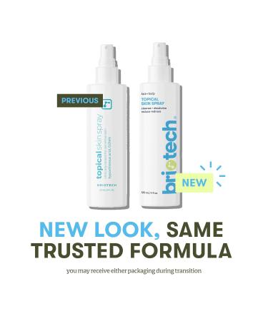 BRIOTECH Topical Skin Spray Hypochlorous Acid Spray for Sensitive Skin HOCl Facial Mist Full Body Support Against Irritation Calm Redness Soothe Foot & Scalp 8.5 oz (1 Pack) 8.5 Fl Oz (Pack of 1) - Buy Online on GoSupps.com