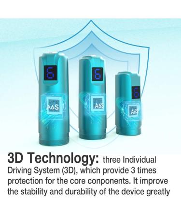 Dr. Pen Ultima A6S Professional Microneedling Pen Kit - Wireless Derma Auto Pen for Face and Body - Includes 6 Cartridges (3x 16-pin + 3x 36-pin) - Buy Online on GoSupps.com