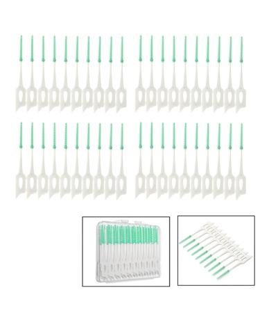 New 40pcs Soft Clean Interdental Dental Floss Brushes Care Tool Brush
