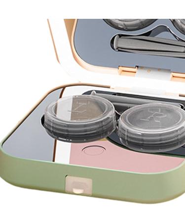 Fenteer Eye Contact Lens Container with Mirror - Travel-sized Premium Leakage-proof Storage Solution - Buy Online on GoSupps.com