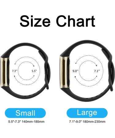 Vancle 3-Pack Silicone Wristbands for Fitbit Charge 5 & 6 - Soft Sports Replacement Bracelets for Men & Women - Starlight Milk Tea Violet - Buy Online on GoSupps.com