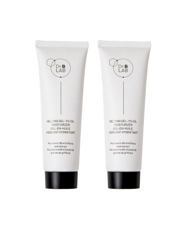 Dr. Brandt Dr. B Lab Melting Gel-to-Oil Moisturizer - Replenish Hydration Balance Oil Production & Reduce Breakouts - 1.7 fl oz Pack of 2 1.7 Fl Oz (Pack of 2)