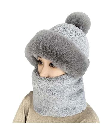 Mzshne 3 in 1 Super Soft Breathable Solid Color Windproof Face Mask Scarf for Indoor Outdoor Wear