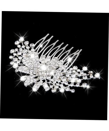 Ipetboom Bridal Wedding Hair Comb Floral Rhinestone Hair Pin Bride Hair Comb Wedding Rhinestone Hair Comb - Buy Online on GoSupps.com