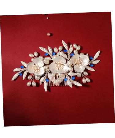 FRCOLOR Wedding Hair Clip Bridal Hair Clip Bridal Hair Accessory Flower Bridal Comb Vintage Hair Comb Pearl Hair Comb Pearl Hair Pin Tiara Bridal Hair Comb Bride Petals Wedding Accessories - Buy Online on GoSupps.com