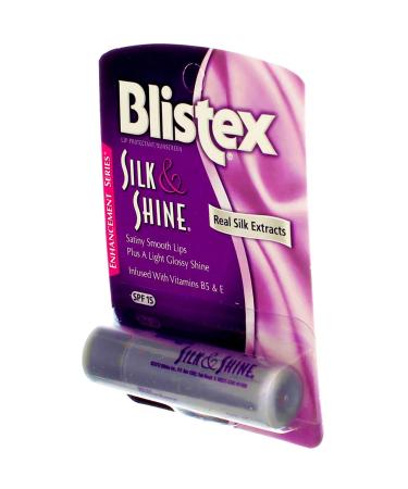 Blistex Silk and Shine Lip Protectant SPF 15 - Moisturizing Sunscreen Balm for Soft Lips | 0.13 oz | International Shipping Available - Buy Online on GoSupps.com