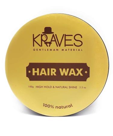Ultra Max Hold Hair Wax 100% Natural/High Hold And Natural Shine/Hair Clay for Men/ (100g / 3.5oz)