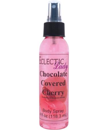 Chocolate Covered Cherry Body Spray 4 ounces Body Mist for Women with Clean Light & Gentle Fragrance Long Lasting Perfume with Comforting Scent for Men & Women Cologne with Soft Subtle Aroma For 4 Fluid Ounces