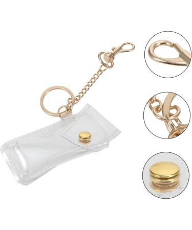 GALPADA 3 Pcs Transparent Lipstick Case | Fashion Leather Keyring & Key Chain | Elegant Lipstick Cover | Creative Keychain for Makeup Lovers - Buy Internationally - Buy Online on GoSupps.com