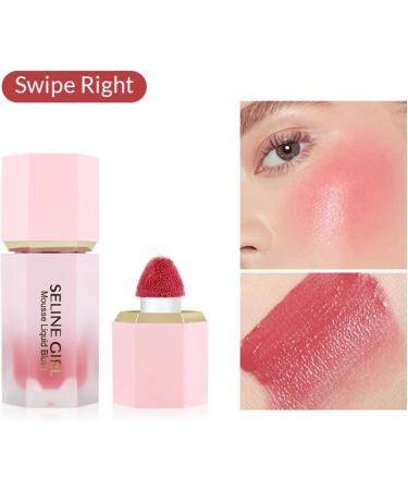 Blushes Liquid - Natural Looking Smudge Proof Makeup Liquid Blushes - Blushes Stick for Cheeks Lips and Eyelids Natural and Vibrant Blushes for Cheeks and Lips Littryee 04# - Buy Online on GoSupps.com