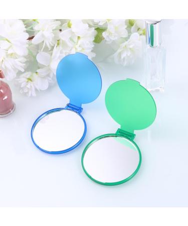 Lurrose Mini Folding Compact Makeup Mirror - 24 Pieces Round Cosmetic Mirror for Women & Girls - Perfect for Wallet & Handbag - Buy Online on GoSupps.com