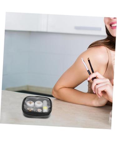 Hapinary Contact Lens Container Set - Travel Kit with Mirror Multi-Color Eye Care Case 11x9cm Storage Box for Lenses & Glasses - Buy Online on GoSupps.com