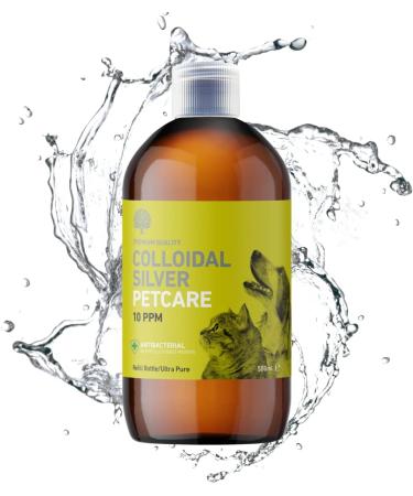 Premium Quality Antibacterial Colloidal Silver Petcare 10ppm 500ml Bottle - Buy Online on GoSupps.com
