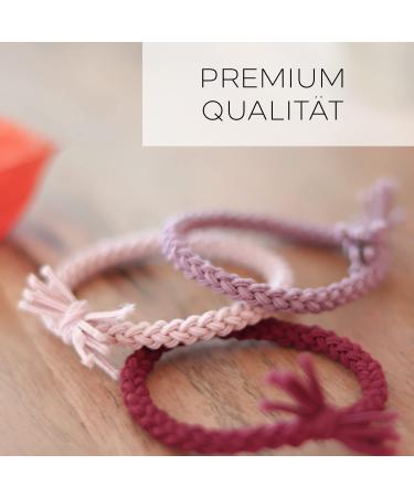 Reskthetic Hair Tie - High-Quality Red Braided Hair Ties | Tear-Resistant & Gentle on Hair | International Shipping Available - Buy Online on GoSupps.com