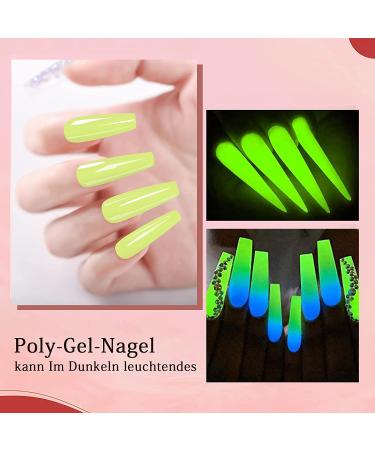 Poly Nail Gel Starter Set - 10 Color UV Gel Nail Extension Kit for Manicure & Shellac - Complete Geln gel Nail Art Set - Buy Online on GoSupps.com