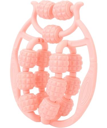 Aonyaybm Muscle Massage Device - 15 Wheels Pink Circular Leg & Body Massager Multi-Purpose Hand Roller for Legs Calf & Neck Relief - Buy Online on GoSupps.com