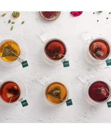 VAHDAM Assorted Tea Bags Sampler - 40 Flavors Variety Pack - Herbal, Green, Chai, Black Tea Assortment - Gift Set - Buy Online on GoSupps.com