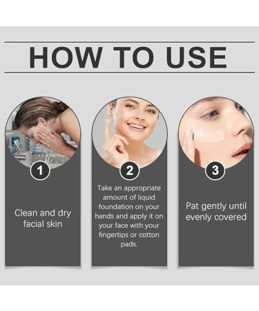 OHCVG Color Changing Foundation Moisturizing and Oil Control Foundation Long Lasting Waterproof Concealer Foundation Lightweight Face Base Primer - Buy Online on GoSupps.com