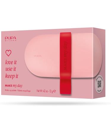 MICYS COMPANY SPA Pupa Make My Day Pocket Blush Lipsticks Shiny and Eyeshadow 13 Pieces for Face Eyes and Lips Perfect for Home or Travel Available in 3 Color Variants 003 Bright Rose - Buy Online on GoSupps.com