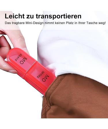 Pokelabel Weekly Tablet Box - 7-Day Pill Organizer with 3 Compartments | Ideal for Vitamins & Medication - Black | International Shipping - Buy Online on GoSupps.com