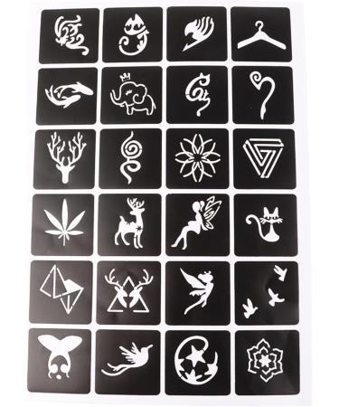 Simple Safe Odorless Non-toxic Stencil Temporary Template Template Professional Tattoos for Beginners - Buy Online on GoSupps.com
