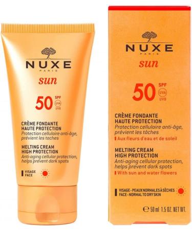 Nuxe Sun Creme Visage SPF 50 - Buy Sunscreen Online | International Shipping - Buy Online on GoSupps.com