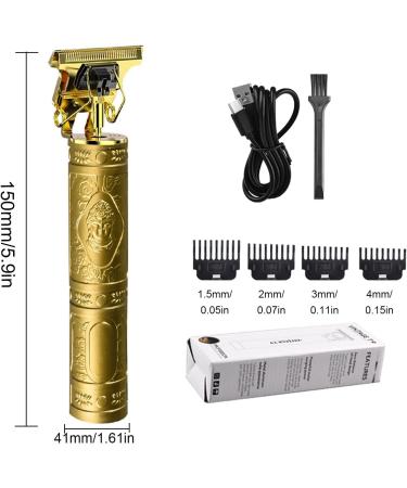 fanelod Men Hair Clippers - Professional Men Hair Clippers Zero Gapped Cordless Hair Trimmer - Cordless Barber Clippers for Hair Cutting & Grooming Gold - Buy Online on GoSupps.com