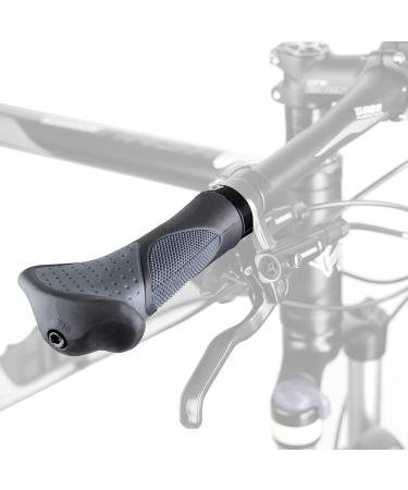 CyclingDeal Mountain Bike Handlebar Grips - Ergonomic Design for MTB & Hybrid Bikes - Soft Gel Grips with Anti-Slip Technology - 1 Pair - Buy Online on GoSupps.com
