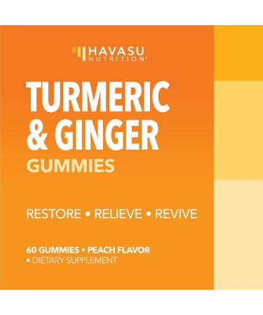 Vegan Peach Turmeric Gummies for Joint Health & Inflammatory Support - Buy Online on GoSupps.com