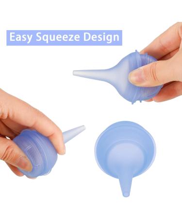 Fuyamp Baby Nasal Aspirator 3 Pcs Set - Nose Sucker & Cleaner for Newborns and Toddlers (Orange+Blue+White) - Buy Online on GoSupps.com