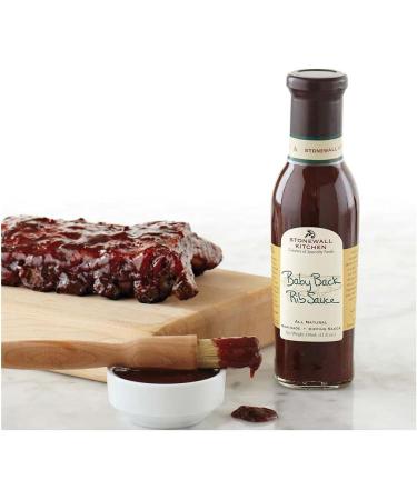 Stonewall Kitchen Baby Back Rib Sauce 330ml - Spicy sweet BBQ sauce with a smoky note ideal for ribs and beef for glazing or dipping - Buy Online on GoSupps.com