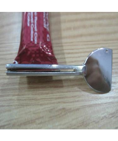 Healifty Metal Tube Squeezer Pack of 2 - Rolling Toothpaste & Tube Key Squeezer Tool - Bathroom Accessories for Saving Toothpaste, Cosmetic, Oil, Cream, Paint - 2pcs Silver - Buy Online on GoSupps.com