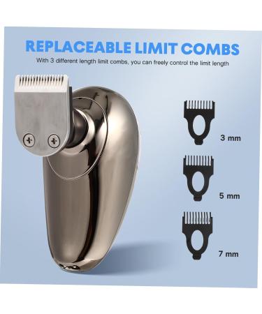 Premium Electric Face Shaver for Men - Stainless Steel Travel Razor & Clippers - Buy Online on GoSupps.com