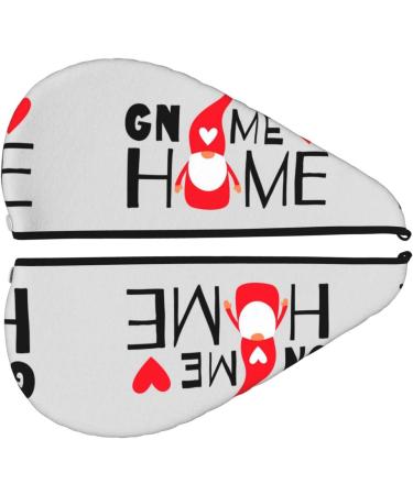 Hair Towel Wrap - Quick Drying Towel Turban with Button | Cute Gnome Design | Ideal for Fast Hair Drying - Buy Online on GoSupps.com