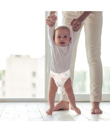 Ibasenice 2 STK Cotton Diapers for Girls | Premium Fabric Baby Diaper Pants | Soft Pure Cotton Gauze for Newborns - Buy Online on GoSupps.com