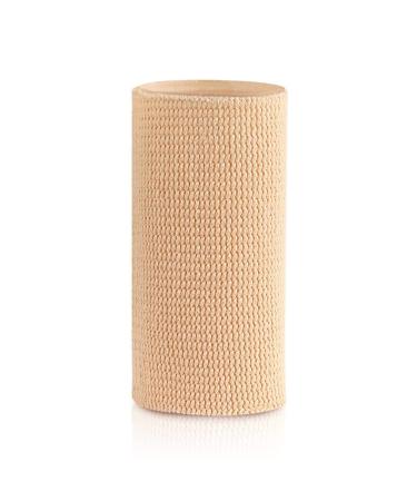 Ankle Gel Sleeves - Padded Compression Socks for Men & Women | Ankle Support for Sports Pain Relief & Swelling - Beige (1pc - Buy Online on GoSupps.com