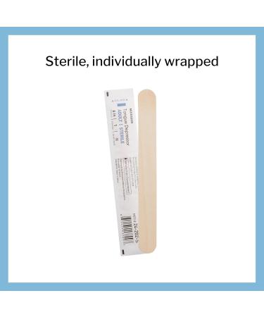 McKesson Sterile Wooden Tongue Depressors - Adult 6 - 100 Count (Pack of 1) - Buy Online on GoSupps.com