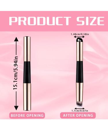 Silicone Lip Applicator 2-in-1 Brush for Lip Balm & Lipstick - Reusable Makeup Tool with Cover - Buy Online on GoSupps.com