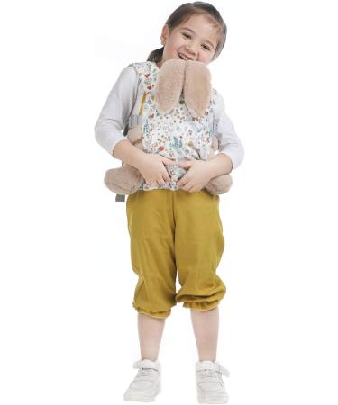 GAGAKU Doll Carrier - Baby Front & Back Cotton Carrier for Children | Green Flowers Design - Buy Online on GoSupps.com