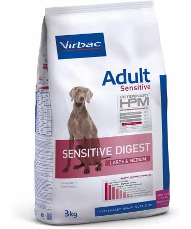 Virbac Veterinary HPM Vet Sensitive Digest L&M Sac pour Chien 3 kg - Buy Online on GoSupps.com