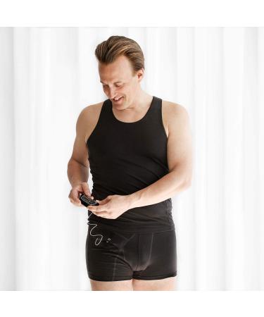 AnnaPS Men's XL Black Boxer Shorts with Insulin Pump Pocket - Diabetes Apparel (1 Pack) - Buy Online on GoSupps.com