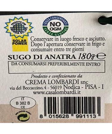  Casa Lombardi Duck Stew Sauce 180g - Buy Online on GoSupps.com