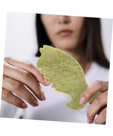 Beaupretty 6-Piece Jade Kamm Set - Scalp Massage Combs & Gua Sha Tools for Hair Care | Premium Jade Head Massage Tools - Buy Online on GoSupps.com