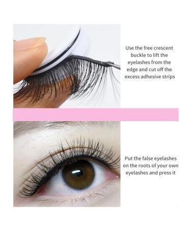 Buy 3D Natural Curling Self-adhesive False Eyelashes - Reusable & Glue-free Perfect for Eyelash Decoration | International Shipping Available - Buy Online on GoSupps.com